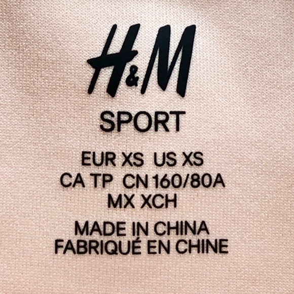 H&M, Run Like No One Is Watching, Cropped, Sweatshirt, Size XS, New With Tags - Picture 14 of 16